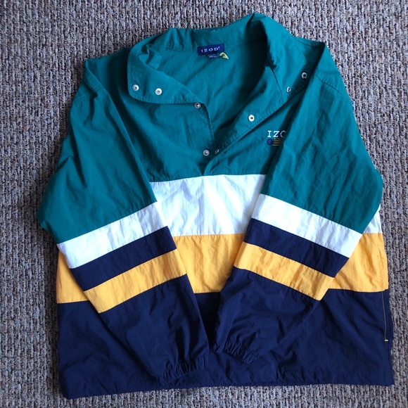 Izod Other - Vintage Izod color block windbreaker pullover